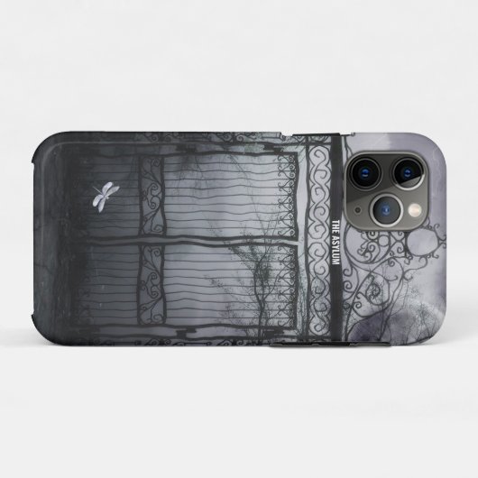  Gothic Gates & Volle Maan Case-Mate iPhone Case (Achterkant (horizontaal))