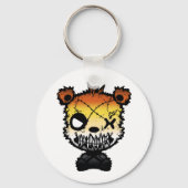 Gothic gay Beer pride vlag gekleurd Beer Sleutelhanger (Voorkant)