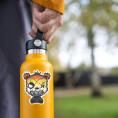 Gothic gay Beer pride vlag gekleurd Beer Sticker