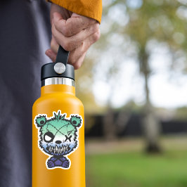 Gothic Gay MLM Pride Vlaggekleurd Beer Sticker