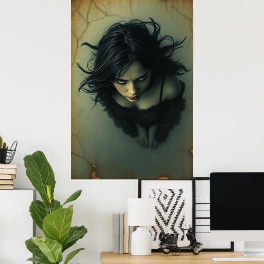 Gothic Gaze: Dark Muse Poster (Thuiskantoor)
