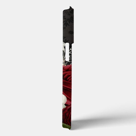 Gothic Geïnspireerd rood en zwart Roos Case-Mate iPhone Case (Achterkant / Rechts)
