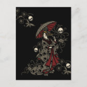 Gothic Geisha Briefkaart (Voorkant)