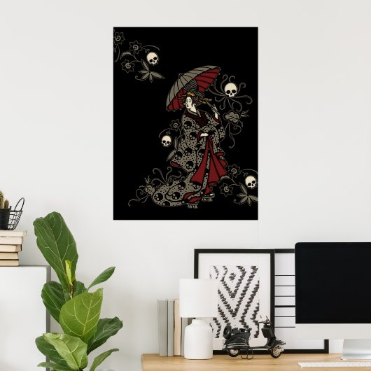 Gothic Geisha Poster (Thuiskantoor)