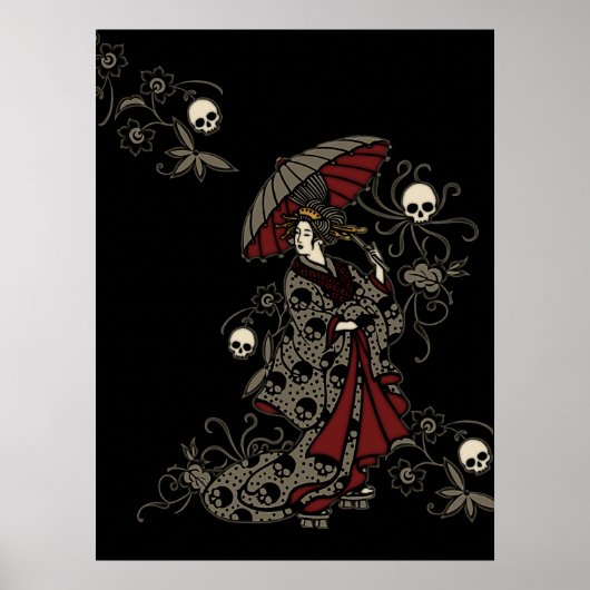 Gothic Geisha Poster (Voorkant)