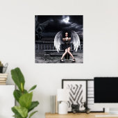 Gothic gevallen angel poster (Thuiskantoor)