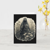 Gothic Ghost In The Forest  Bloemgeest Ha Kaart (Gele Bloem)