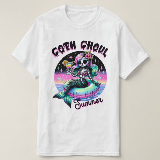 Gothic Ghoul Summer T-shirt (Design voorkant)