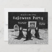 Gothic Ghouls in Cemetery Halloween Party Budget (Voorkant)