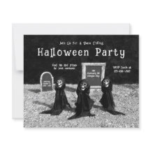 Gothic Ghouls in Cemetery Halloween Party Budget