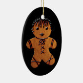 Gothic Gingerbrood Cookie Keramisch Ornament (Rechts)