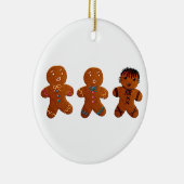 Gothic Gingerbrood Man Keramisch Ornament (Rechts)