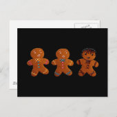 Gothic GingerBrooMan Briefkaart (Voorkant / Achterkant)