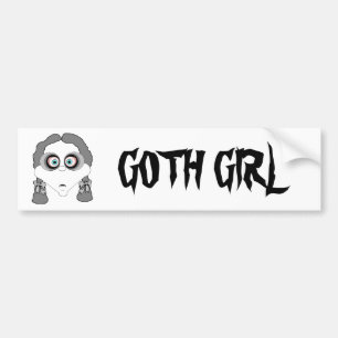 Gothic Girl Bumpersticker