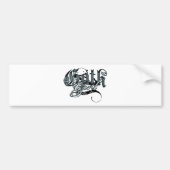 Gothic Girl Bumpersticker (Voorkant)