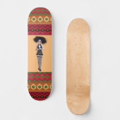 GOTHIC GIRL FUNKY SKATEBOARD VOOR HAAR (Voorkant)
