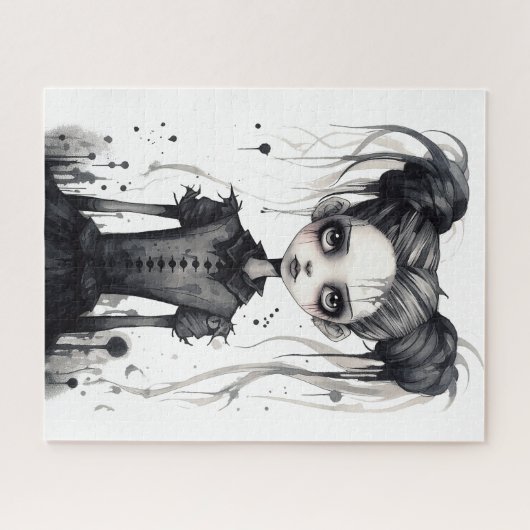 Gothic Girl Jigsaw Puzzel (Horizontaal)