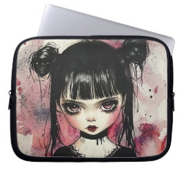 Gothic Girl Laptop Sleeve