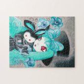 Gothic Girl met Bunny Legpuzzel (Horizontaal)
