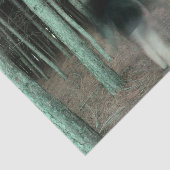 Gothic Girl Modern Black Red Forest Tissuepapier (Detail)