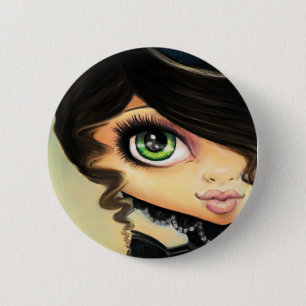 Gothic Girl - Myna Ronde Button 5,7 Cm