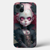Gothic Girl Pink Black Creepy Cute Case-Mate iPhone Case (Achterkant)