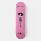GOTHIC GIRL PINK GIRLS SKATEBOARD (Voorkant)