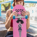 GOTHIC GIRL PINK GIRLS SKATEBOARD<br><div class="desc">GOTHIC GIRL PINK SKATEBOARD</div>
