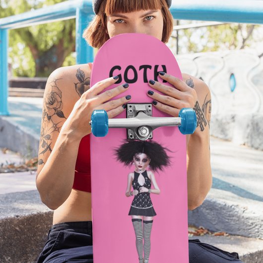 GOTHIC GIRL PINK GIRLS SKATEBOARD