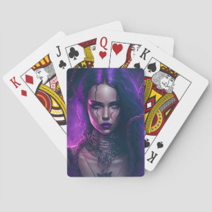Gothic Girl Pokerkaarten
