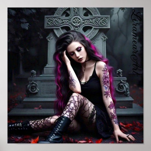 Gothic Girl Poster (Voorkant)