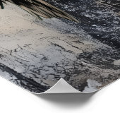 Gothic Girl Raven Red Rose Poster (Hoek)