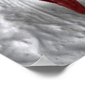 Gothic  Girl Red Dress-ontkoppelingskunst Poster (Hoek)