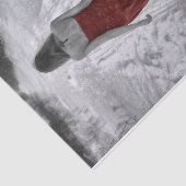 Gothic  Girl Red Dress-ontkoppelingskunst Tissuepapier (Detail)