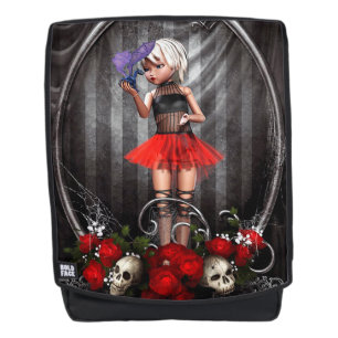 Gothic Girl Rugtassen