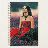 Gothic Girl Sitting  Planner (Voorkant)