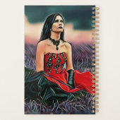 Gothic Girl Sitting  Planner (Achterkant)