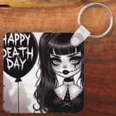 Gothic Girl Sleutelhanger (Achterkant)