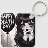 Gothic Girl Sleutelhanger (Achterkant)