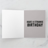 GOTHIC GIRL STEAMPUNK BIRTHDAY WENSKAART HER KAART (Binnen)