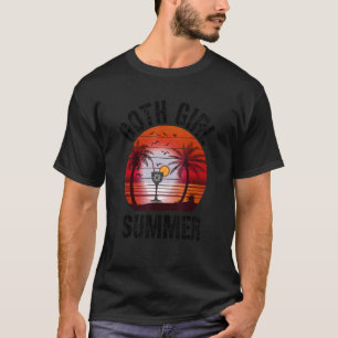 Gothic Girl Summer Aesthetic Dark Grunge Goblet Ho T-shirt