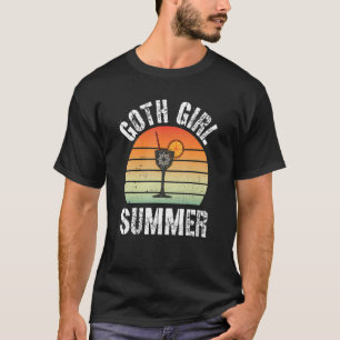 Gothic Girl Summer Aesthetic Soft Grunge Punk Pent T-shirt
