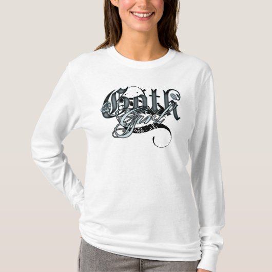 Gothic Girl T-shirt (Voorkant)