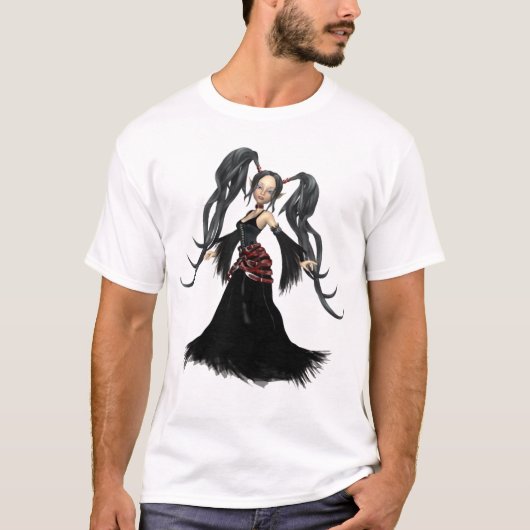 Gothic Girl T-shirt (Voorkant)