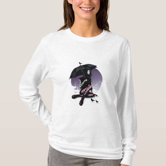 Gothic Girl T-shirt (Voorkant)