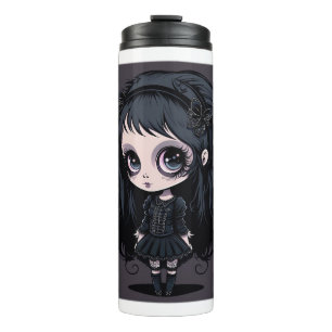 Gothic Girl Thermal Tumbler Thermosbeker