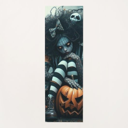 Gothic Girl voor Yoga, Pilates & Fitness Yogamat (Voorkant)