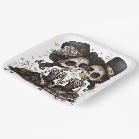 Gothic Girl Vrienden Papieren Bordje (Gebogen)