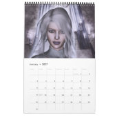 Gothic Girls Art Book Calendar Kalender (Jan 2027)