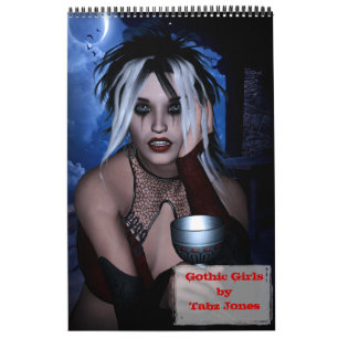 Gothic Girls Art Book Calendar Kalender